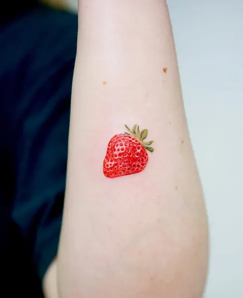 Flower, 딸기, 과일