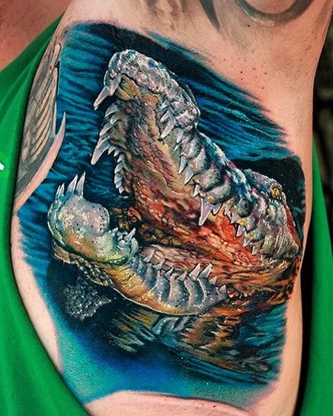 Dragon, 악어