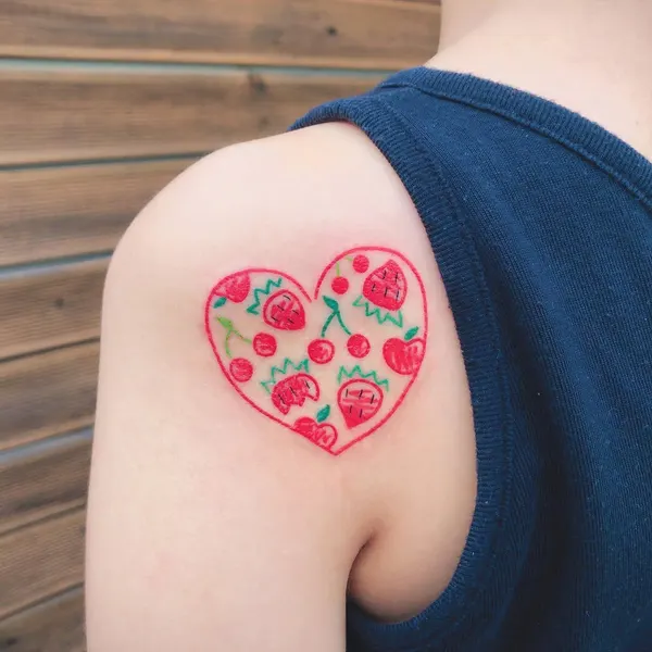 Flower, Mini, 딸기