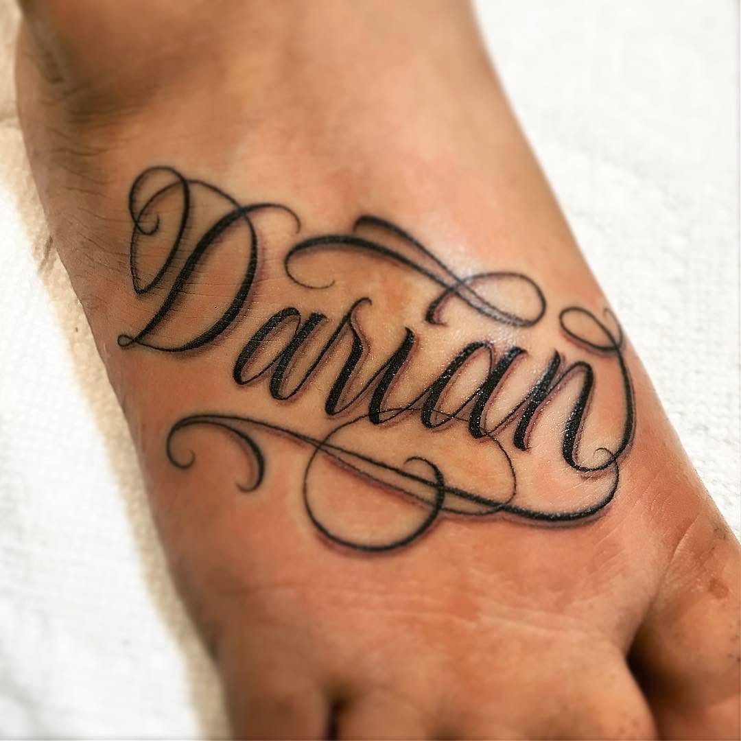 Lettering, 이름, 타자기 폰트, 아랍어 레터링