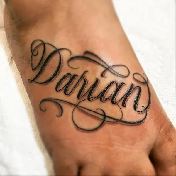 Lettering, 이름, 타자기 폰트, 아랍어 레터링
