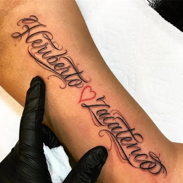 Lettering, 이름, 고딕 레터링