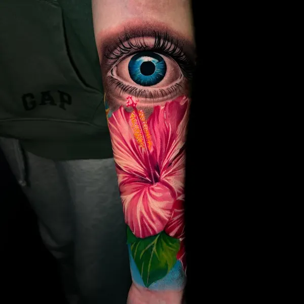 Flower, 아이리스, 눈 초상