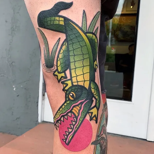 Dragon, 악어