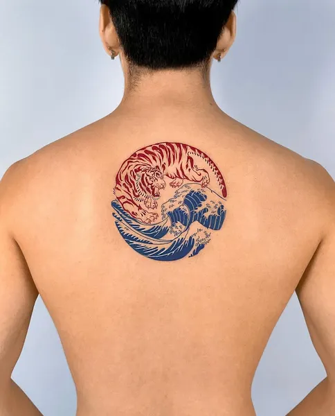 일본 파도, 파도 배경, 바다