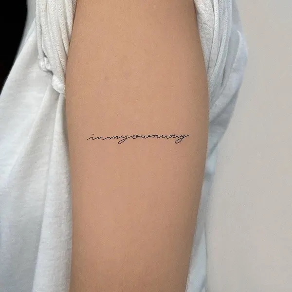 Lettering, 용기, 문구, 문장
