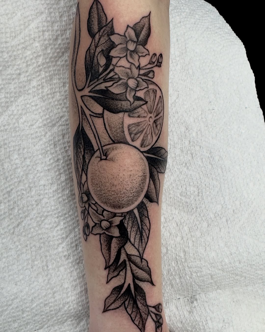 Flower, 과일, 레몬, 석류