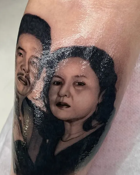 부채, 한국, 도깨비, 아시아, 포트레이트