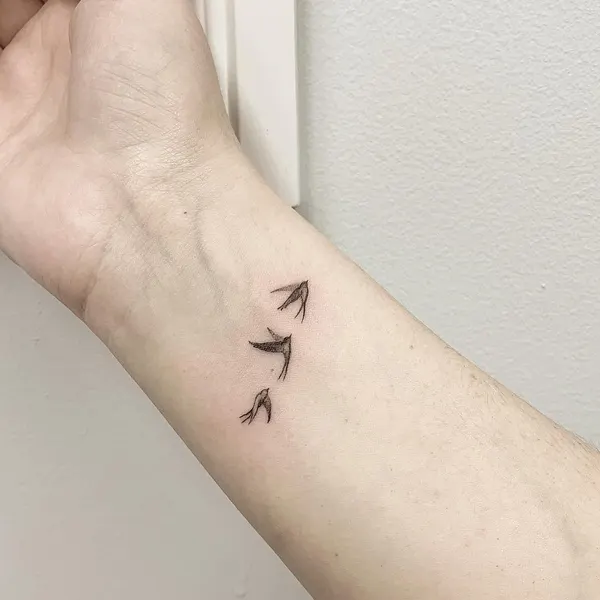 Lettering, Mini, 개미, 게자리, 지네, 초소형 타투