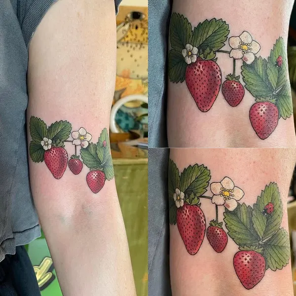 과일, Flower, 딸기, 포도