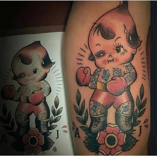 Game Face Tattoo