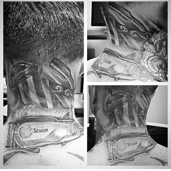 Game Face Tattoo