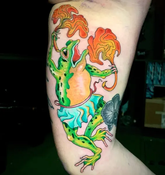 Dragon, 개구리