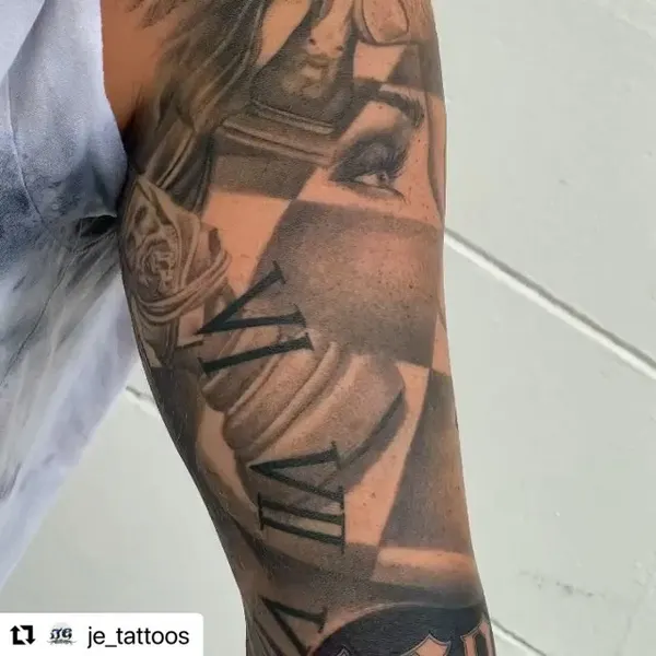 Game Face Tattoo