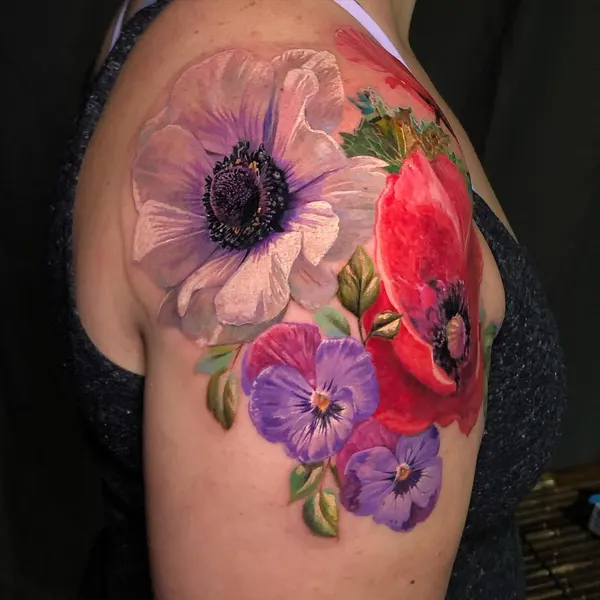 Flower, Rose, 양귀비, 히비스커스, 꽃 배경