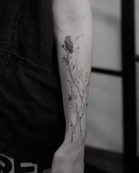 Flower, Rose, 수묵화