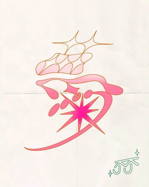 Geometric, Lettering