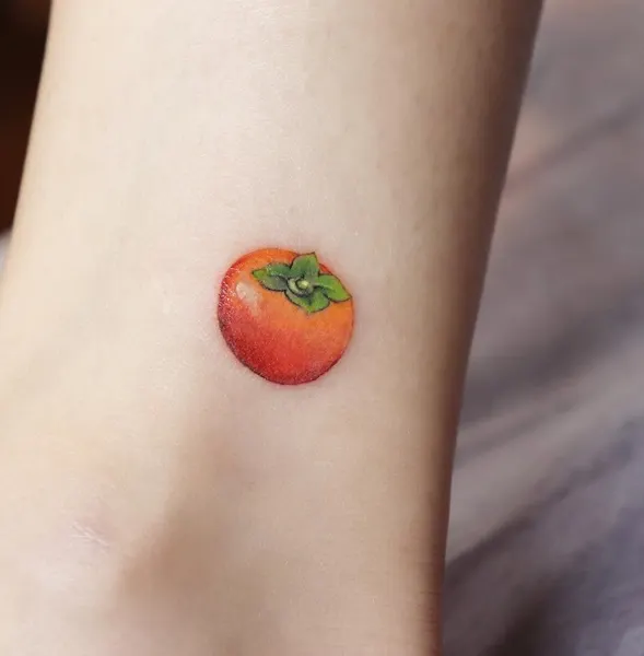 사과, 과일, 딸기, 체리, 포도, 초소형 타투, 작은 타투