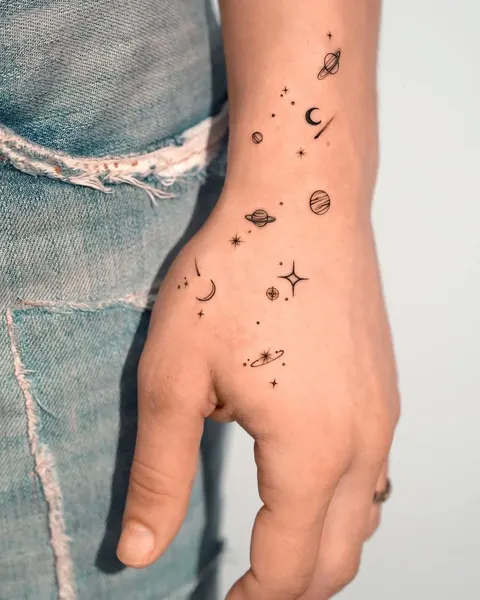 별, 멘디, Lettering, 별들, 황소자리, 별자리