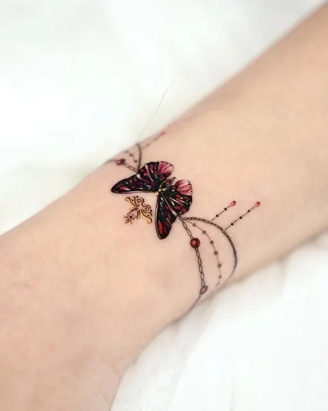 매미, 잠자리, 무당벌레, 체리