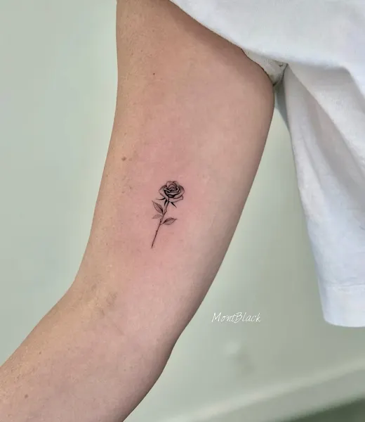 Flower, Rose, 민화, 단청, 오니, 풍신, 한글, 해태, 염소자리, 전갈자리, 작은 타투, 눈물, 게자리, 초소형 타투