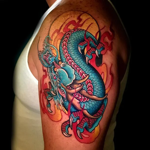 띠, Dragon, 중국 용, 일본 용