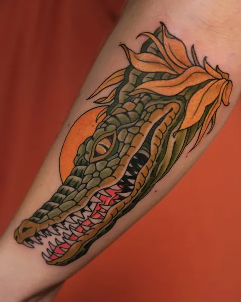 Dragon, 악어