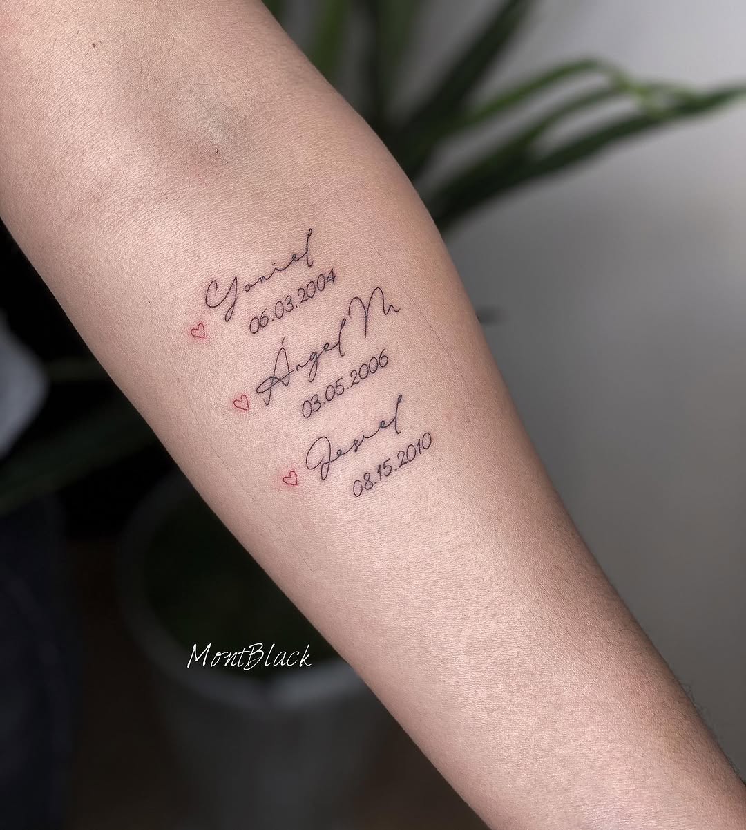 시, Lettering
