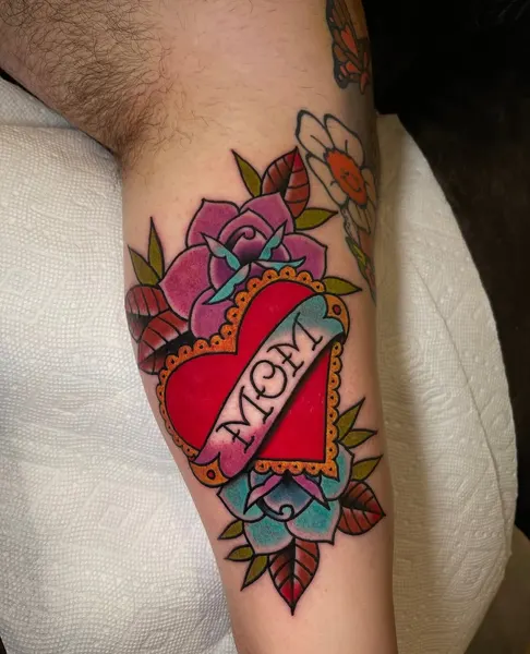 Flower, Rose, Lettering
