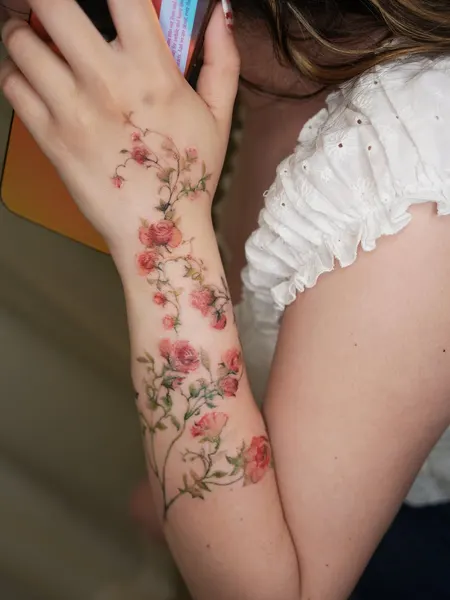 Flower, Rose, 벚꽃, 붓, 꽃다발, 커버업, 꽃 배경