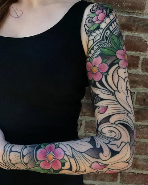 Flower, Rose, 하프슬리브