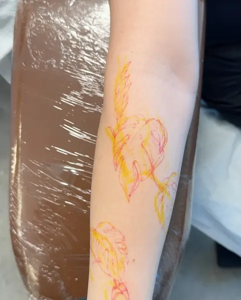 Flower, Rose, 풀, 고사리, 은행잎, 올리브 가지