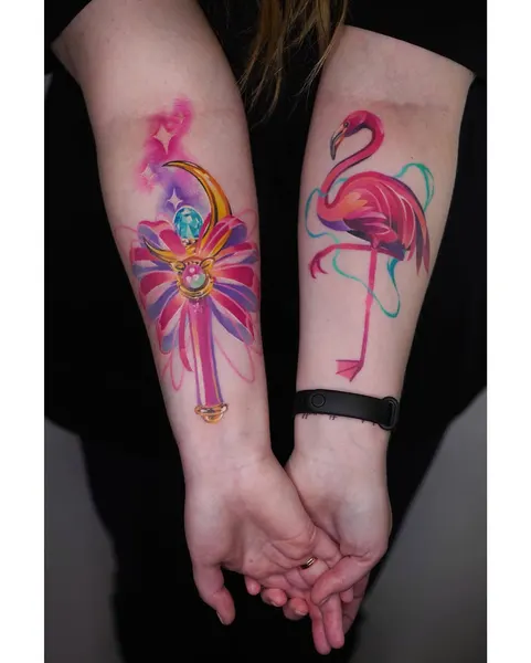 Flower, Animal, 플라밍고