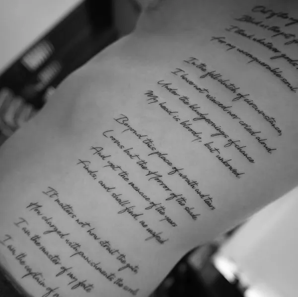 Lettering, 시, 가사, 스크립트, 추모 문구, 문장