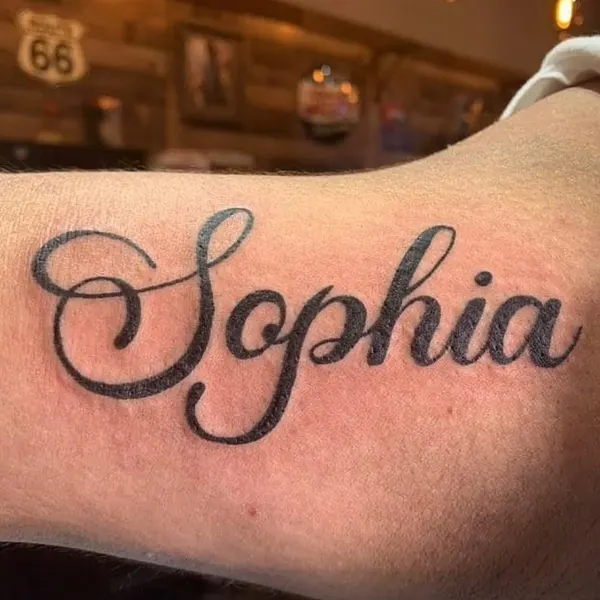 Lettering, 이름, 가족 이름