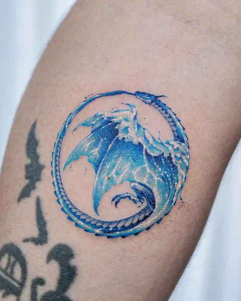 Dragon, 바다, 지구, 일본 파도, 파도 배경, 파도, 지구본