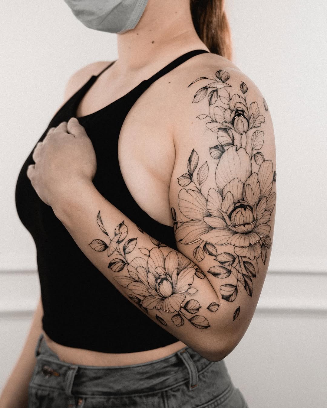 Flower, Rose, 보디수트