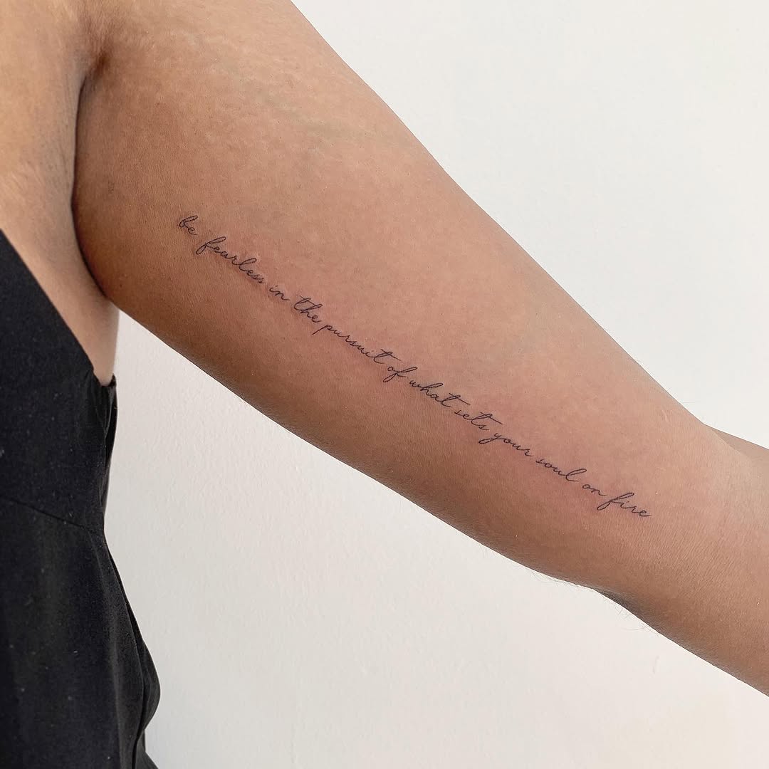 가사, Lettering