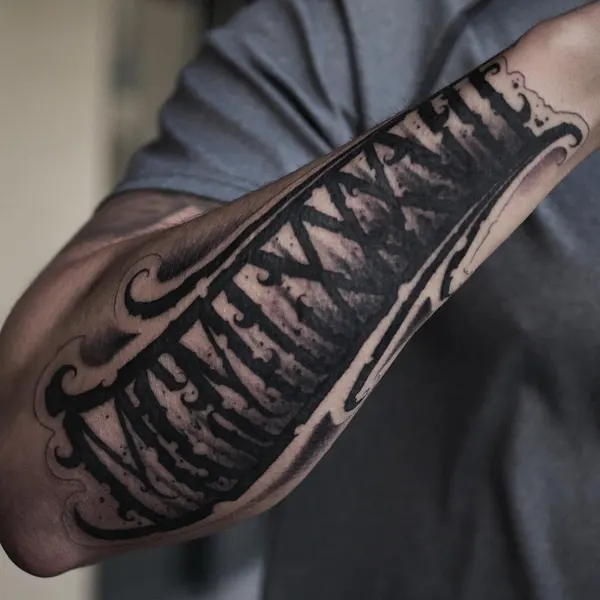 Lettering, 아랍어 레터링, 고딕 레터링, 일본어 레터링