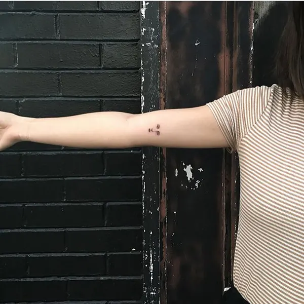 Lettering, 얼굴, 한야, 초현실, 뇌신, 우정, 입술, 우정 타투