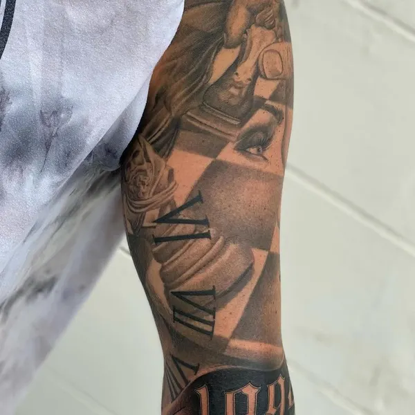 Game Face Tattoo