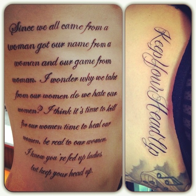 Lettering