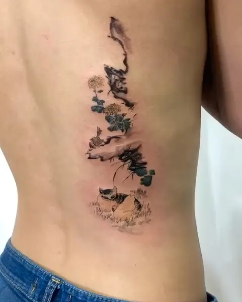 조개, 함사, 호수