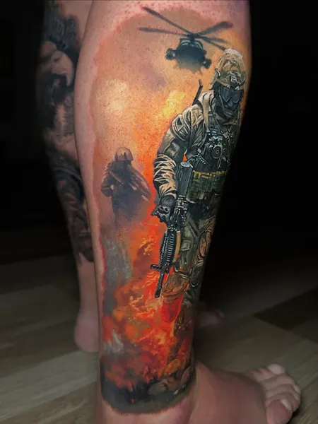 불, 갑옷, 군인, 디테일