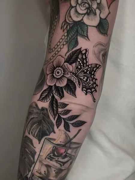 Flower, Animal, Nature, Rose