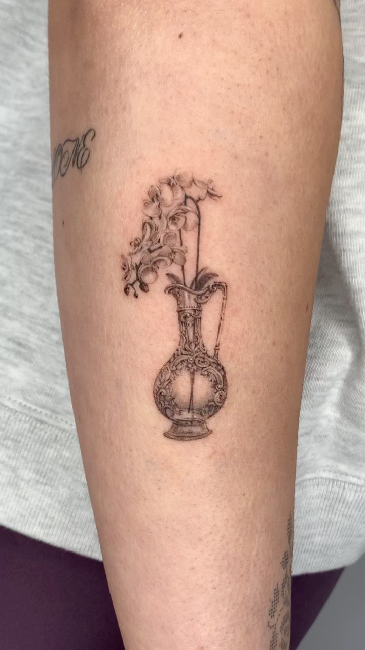 Flower, 향수, 와인잔, 기타, 마이크, 바이올린