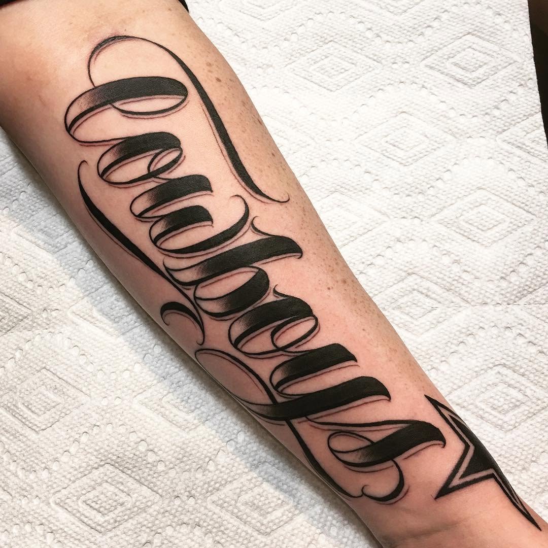 Lettering, 서예, 고딕 레터링, 아랍어 레터링