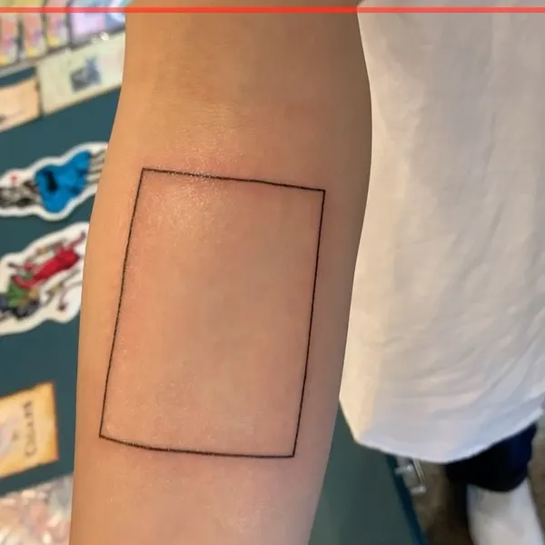 여권, 사각형, 테두리, Geometric, 카드, 미니멀