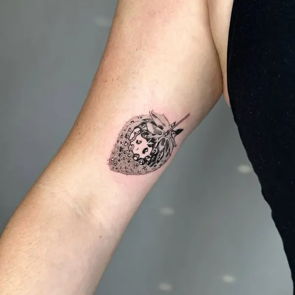 Flower, 딸기, 과일