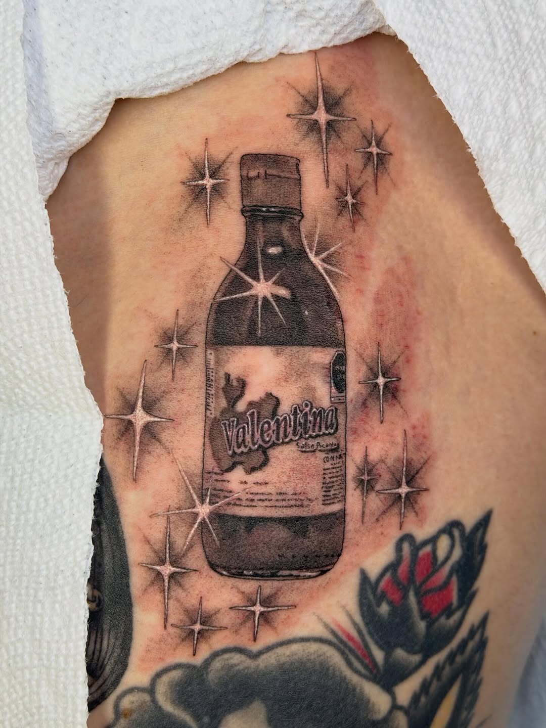 Flower, Rose, 병, 게이샤, 와인잔, 잉크병